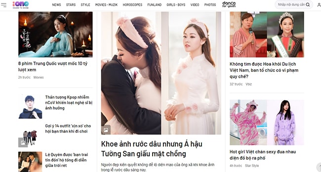 Trang web tin tức iOne.net